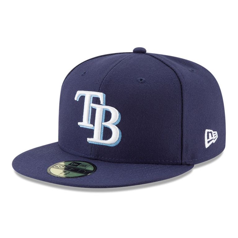 Gorras New Era 59fifty Azules - Tampa Bay Rays Authentic On-Field Game 76052OMFI